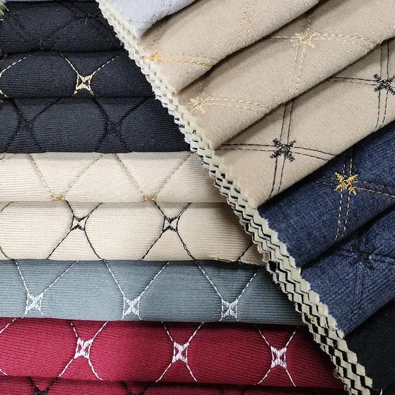 Car Seat Embroidery Fabric