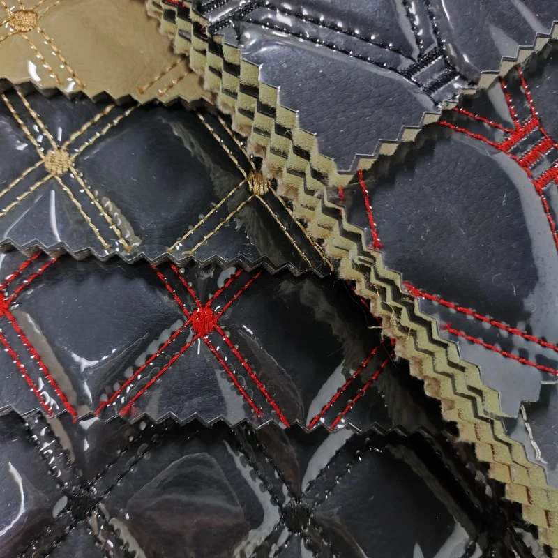 PVC Embroidery Leather For Car Floor